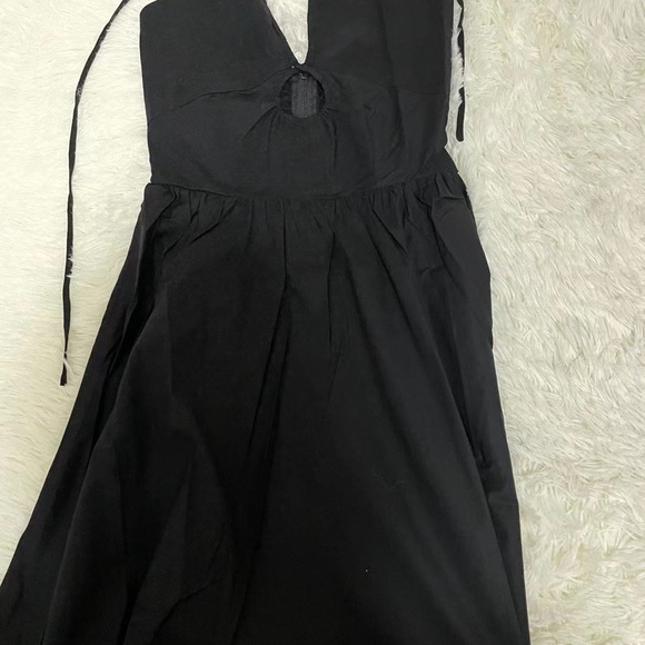 Reformation Stassie Dress Black - Picture 8 of 9